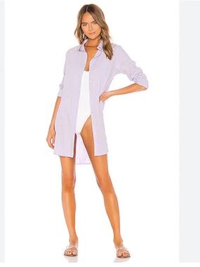 MAAJI Women's Pink Floret Shirt Cover Up size small NWT